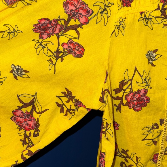 Anthropologie SAISON DE LA FLEUR- Womens Floral Buttondown Blouse Size Medi - Picture 4 of 15